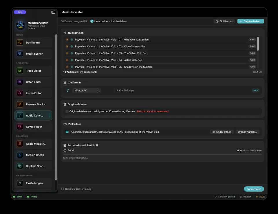 Audio Converter – MusicHarvester
